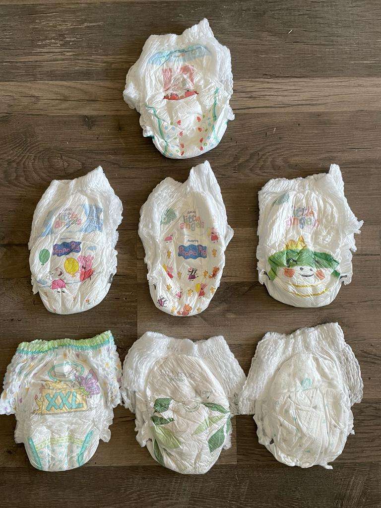 For High Quality Cotton Baby Diapers Pants Pullups Leak Guard Soft Breathable Absorption Full Elastic