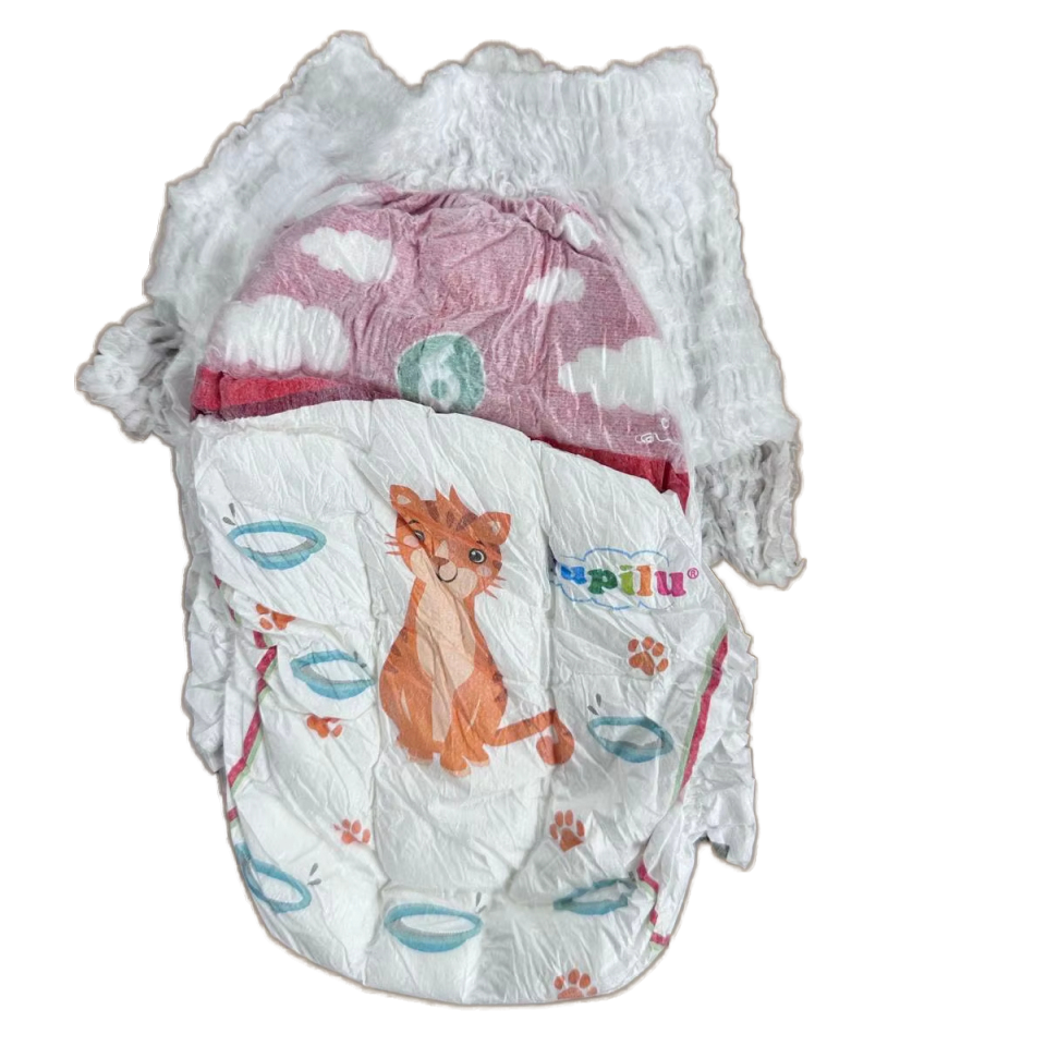Baby Diapers Pants Pullups in Bales From CZ Cotton Printed Leak Guard