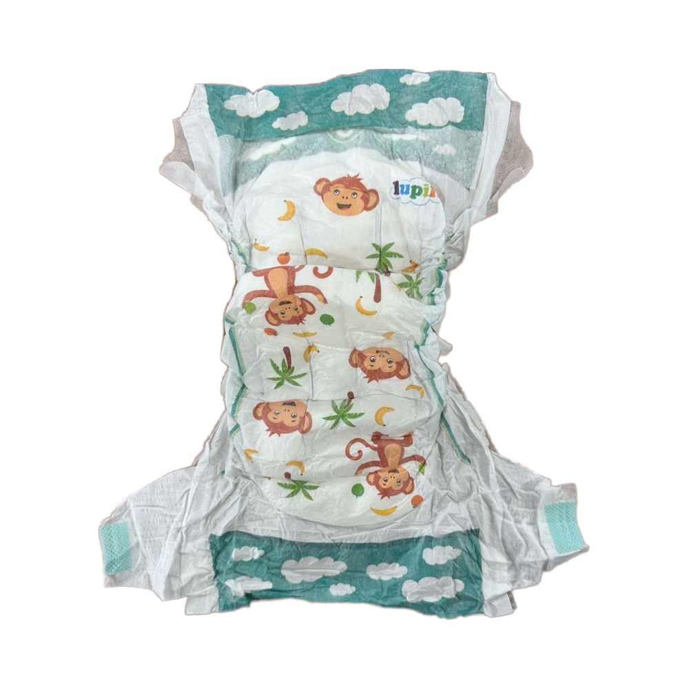 Couches bébé européennes en coton avec protection anti-fuite et absorption respirante douce en balles