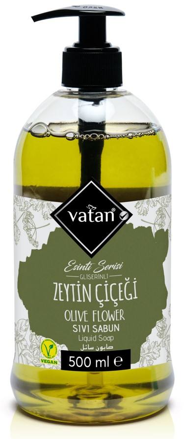 VATAN 500 ML Liquid Hand Soap Lemon Ocean Freshness Fragrance Mineral Fruit Water Glycerine-Based
